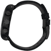 Swatch Men's Watch - Irony Thenero Chronograph Quartz Black Dial Strap | YOB404 ,