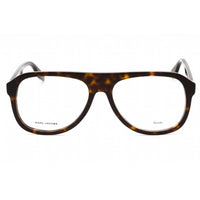Marc Jacobs Men's Eyeglasses - Havana Plastic Aviator Full Rim Frame | MARC 641 086 ,