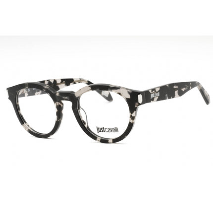 Just Cavalli Women's Eyeglasses - Black Tortoise Plastic Round Frame | VJC016 0809 ,