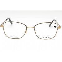 Flexon Women's Eyeglasses - Gold Cat Eye Frame Clear Demo Lens | FLEXON W3036 710 ,