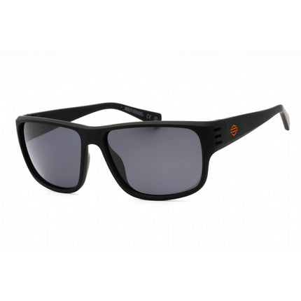 Harley Davidson Men's Sunglasses - Matte Black Plastic Rectangular Frame | HD0981X 02D ,