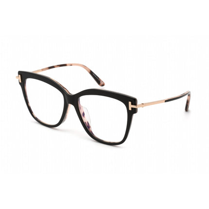 Tom Ford Unisex Eyeglasses - Black/Other Cat Eye Full Rim Frame | FT5704-F-B 005 ,