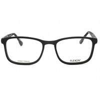 Flexon Men's Eyeglasses - Black Plastic Full Rim Rectangular Frame | FLEXON E1114 001 ,