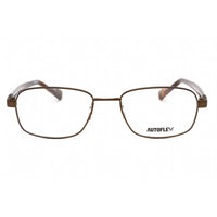 Flexon Men's Eyeglasses - Brown Metal Full Rim Rectangular Frame | AUTOFLEX 117 210 ,