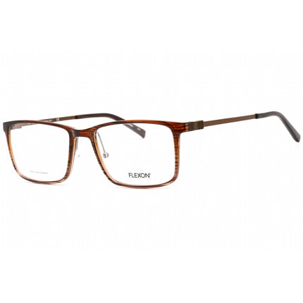 Flexon Men's Eyeglasses - Brown/Grey Gradient Rectangular Full Rim FLEXON EP8009 215 ,