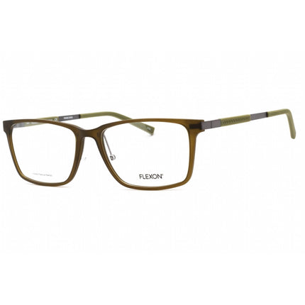 Flexon Men's Eyeglasses - Clear Lens Matte Crystal Olive Full Rim | FLEXON EP8005 313 ,