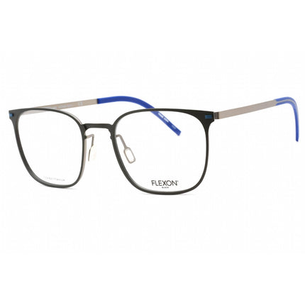 Flexon Men's Eyeglasses - Dark Gunmetal Metal Full Rim Square Frame | FLEXON B2029 034 ,