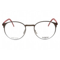 Flexon Men's Eyeglasses - Graphite Full Rim Round Frame Clear Lens | FLEXON B2075 035 ,
