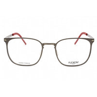 Flexon Men's Eyeglasses - Gunmetal Full Rim Square Frame Clear Lens | FLEXON B2029 033 ,