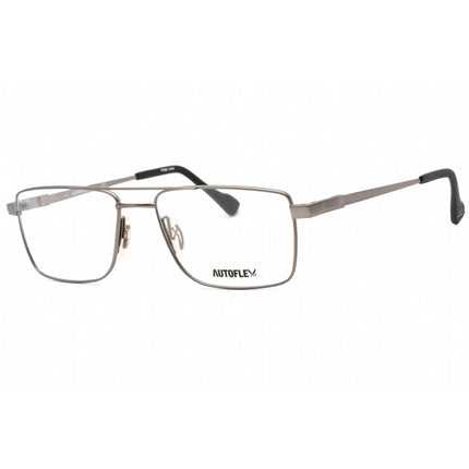 Flexon Men's Eyeglasses - Gunmetal Metal Full Rim Rectangular Frame | AUTOFLEX 109 033 ,