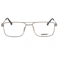 Flexon Men's Eyeglasses - Gunmetal Metal Full Rim Rectangular Frame | AUTOFLEX 109 033 ,