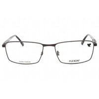 Flexon Men's Eyeglasses - Gunmetal Metal Full Rim Rectangular Frame | FLEXON E1015 033 ,