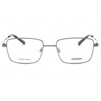 Flexon Men's Eyeglasses - Gunmetal Metal Full Rim Rectangular Frame | FLEXON H6058 072 ,