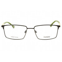 Flexon Men's Eyeglasses - Matte Olive Full Rim Rectangular Frame | FLEXON E1125 310 ,