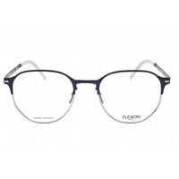 Flexon Men's Eyeglasses - Navy Full Rim Irregular Frame Clear Lens | FLEXON B2032 412 ,