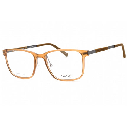 Flexon Men's Eyeglasses - Shiny Crystal Camel Rectangular Frame | FLEXON EP8004 231 ,