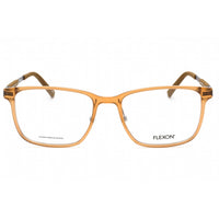 Flexon Men's Eyeglasses - Shiny Crystal Camel Rectangular Frame | FLEXON EP8004 231 ,