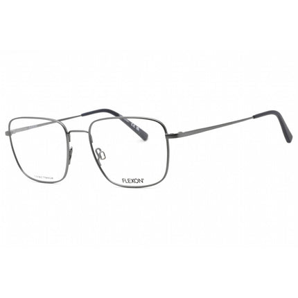 Flexon Men's Eyeglasses - Slate Blue Metal Full Rim Square Frame | FLEXON H6064 455 ,