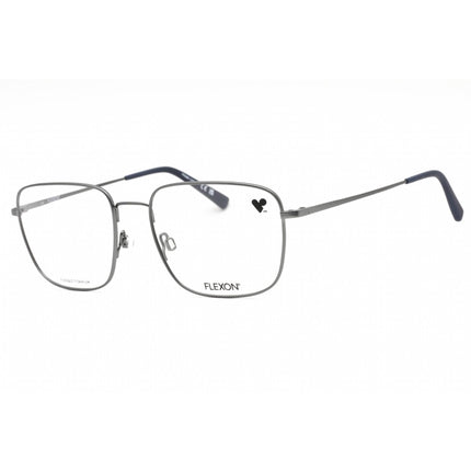 Flexon Men's Eyeglasses - Slate Blue Metal Square Full Rim Frame | FLEXON H6064 455 ,