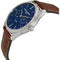 Frederique Constant Men's Watch - Classics Quartz Navy Dial Leather Strap | 259NT5B6 ,