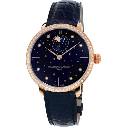 Frederique Constant Women's Watch - Slimline Automatic Blue Dial | 701NSD3SD4 ,