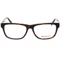 Gant Men's Eyeglasses - Dark Havana Plastic Full Rim Rectangular Frame | GA3272 052 ,