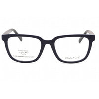 Gant Men's Eyeglasses - Matte Blue Plastic Full Rim Rectangular Frame | GA3277 091 ,