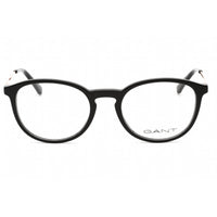 Gant Men's Eyeglasses - Shiny Black Plastic Full Rim Round Shape Frame | GA3259 001 ,