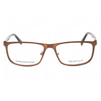 Gant Men's Eyeglasses - Shiny Dark Bronze Rectangular Frame, 56 mm | GA3280 036 ,