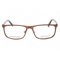 Gant Men's Eyeglasses - Shiny Dark Bronze Rectangular Frame, 58 mm | GA3280 036 ,