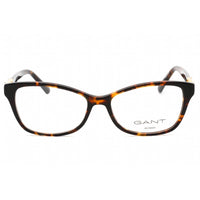 Gant Women's Eyeglasses - Dark Havana Plastic Full Rim Rectangular Frame | GA4136 052 ,