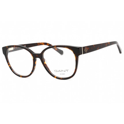 Gant Women's Eyeglasses - Dark Havana Plastic Full Rim Round Shape Frame | GA4131 052 ,