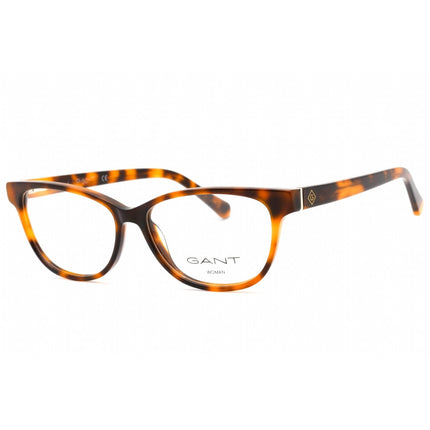 Gant Women's Eyeglasses - Havana/Other Plastic Full Rim Cat Eye Frame | GA4122 056 ,