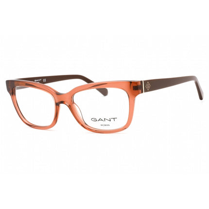 Gant Women's Eyeglasses - Light Brown/Other Full Rim Rectangular Frame | GA4140 047 ,