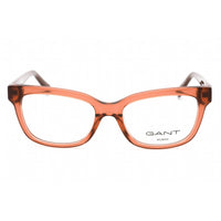 Gant Women's Eyeglasses - Light Brown/Other Full Rim Rectangular Frame | GA4140 047 ,