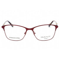 Gant Women's Eyeglasses - Matte Violet Metal Full Rim Rectangular Frame | GA4081 082 ,