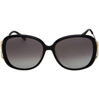 Gucci Women's Sunglasses - Black Gold Acetate/Metal Butterfly Frame | GG0649SK 001 ,