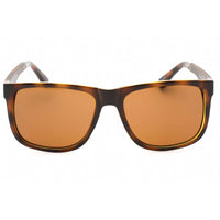 Guess Factory Men's Sunglasses - Dark Havana Full Rim Square Shape Frame | GF0234 52E ,