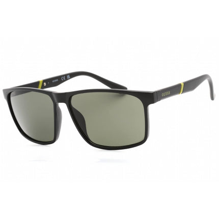 Guess Factory Men's Sunglasses - Matte Black Full Rim Square Shape Frame | GF0255 02N ,