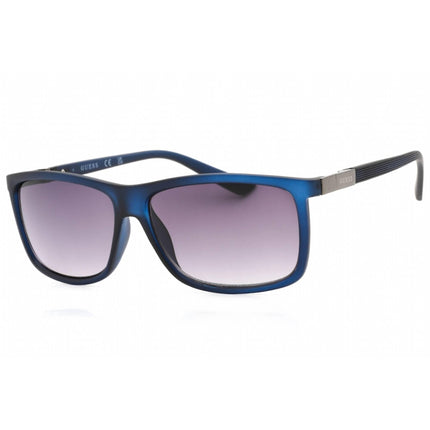 Guess Factory Men's Sunglasses - Matte Blue Full Rim Square Shape Frame | GF0191 91B ,