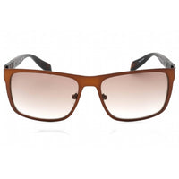 Guess Factory Men's Sunglasses - Matte Dark Brown Plastic Full Rim Frame | GF0169 49F ,