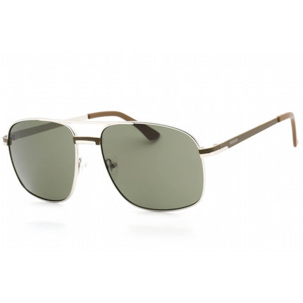 Guess Factory Men's Sunglasses - Matte Light Nickeltin Aviator Frame | GF0238 11N ,