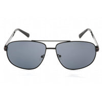 Guess Factory Men's Sunglasses - Shiny Black Full Rim Aviator Metal Frame | GF0244 01A ,