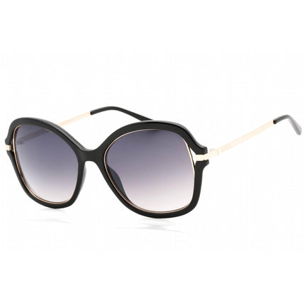 Guess Factory Men's Sunglasses - Shiny Black Full Rim Butterfly Frame | GF0352 01B ,