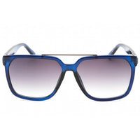 Guess Factory Men's Sunglasses - Shiny Blue Plastic Square Full Rim Frame | GF0253 90A ,