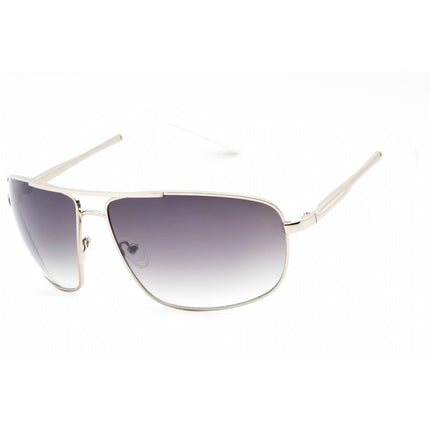Guess Factory Men's Sunglasses - Shiny Light Nickeltin Rectangular Frame | GF0232 10C ,