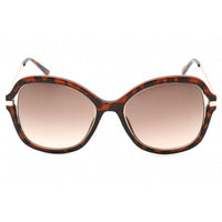 Guess Factory Women's Sunglasses - Dark Havana Metal Butterfly Frame | GF0352 52F ,