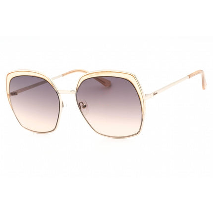 Guess Factory Women's Sunglasses - Gold Full Rim Fixed Nose Pads Frame | GF0410 33F ,