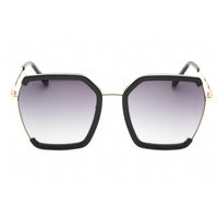 Guess Factory Women's Sunglasses - Shiny Black Full Rim Butterfly Frame | GF0418 01B ,