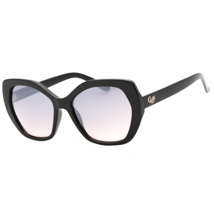 Guess Factory Women's Sunglasses - Shiny Black Full Rim Cat Eye Frame | GF0390 01U ,